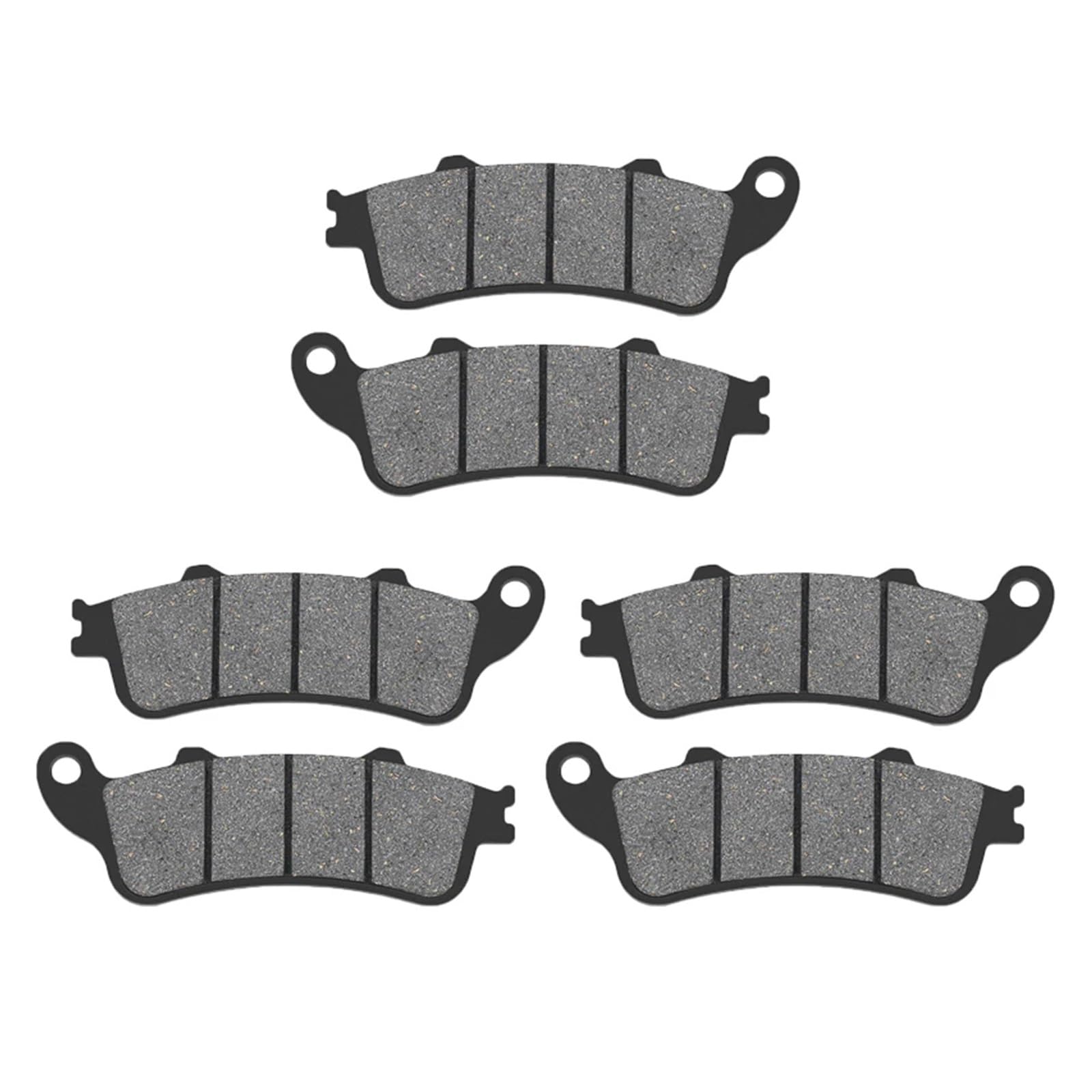 Plaquettes de frein moto pour VFR800 CB ST1100 VTX1800 - Jeu complet de 3 paires