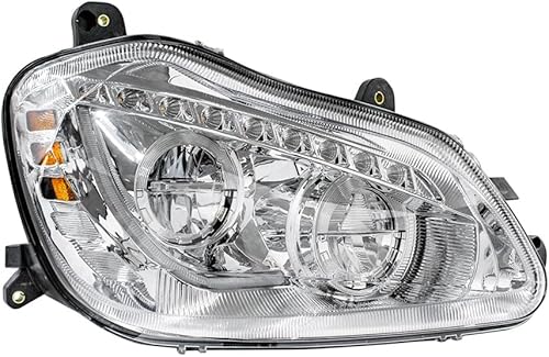 Miniatura 3 de Faros LED cromados para Kenworth T680 2013-21 conductor y pasajero