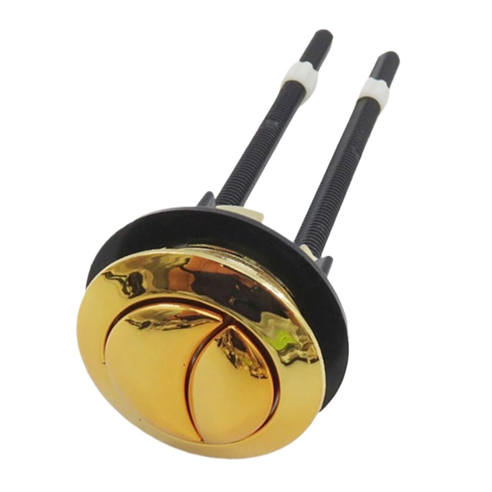Bouton Poussoir de Toilette 38 mm doré for vanne de Chasse d'eau mécanique à Double Chasse for réservoirs d'eau Toilettes à Double Baignoire Pièces d'outils for la Maison