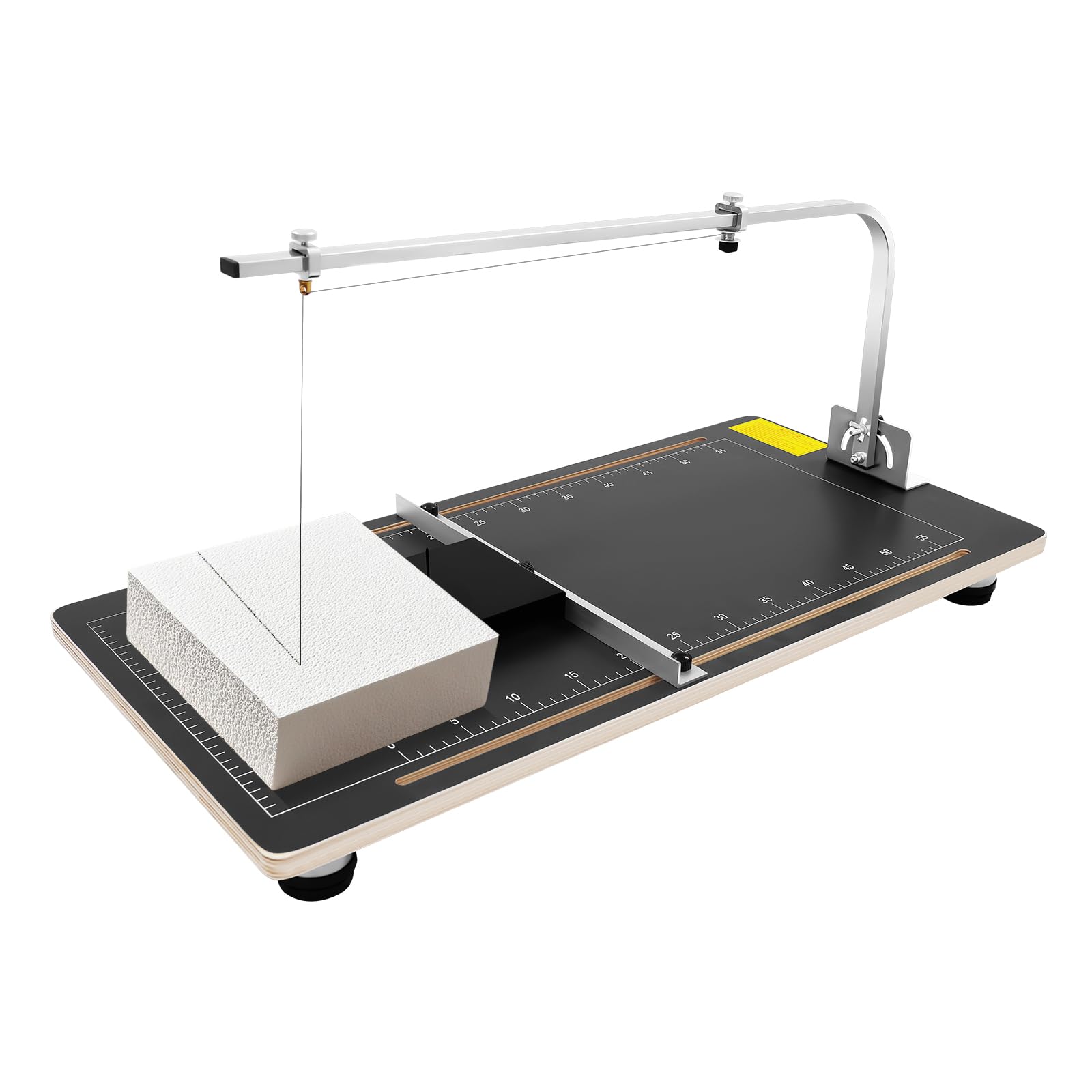 Hot Wire Foam Cutter Table Adjustable Temperature (122-572°F) and 45° Angle Cutting Electric Foam Cutting Machine with Precision Scale for Model Making, Crafts, DIY