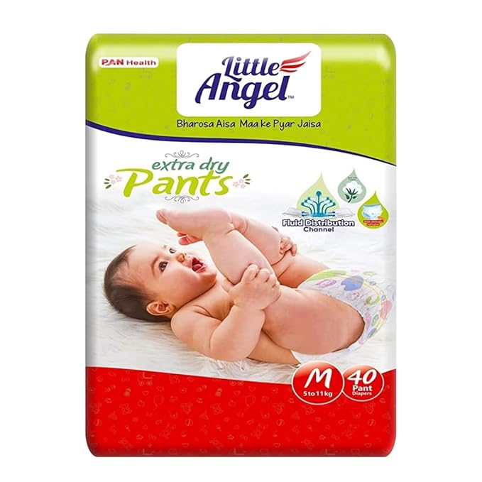 Little Angel Extra Dry Baby Pants Diaper, Medium (M) Little Angel Extra Dry Baby Pants Diaper, Medium (M)