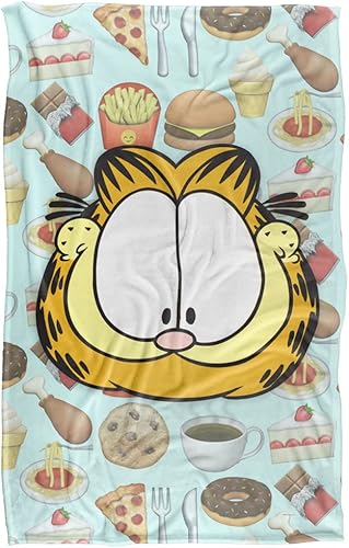 Miniatura 2 de Garfield - Manta de 36 x 58 pulgadas, comida para gatos sedosa al tacto súper suave