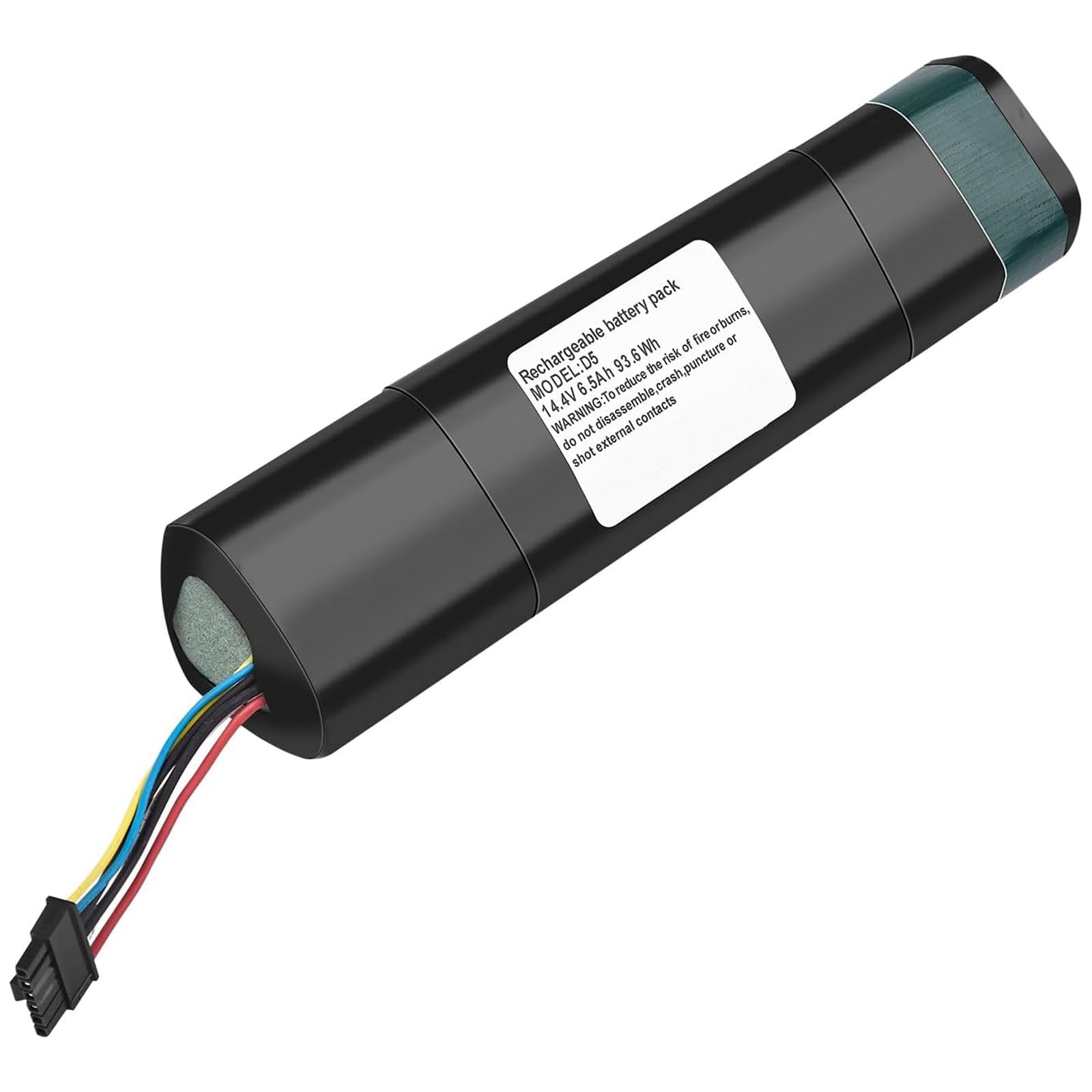 Buxuaaaa Upgraded 6500mAh Battery 14.4V Texture Suitable for Multiple Robotic Vacuum Models Polymer Construction Vacuum Cleaners Battery