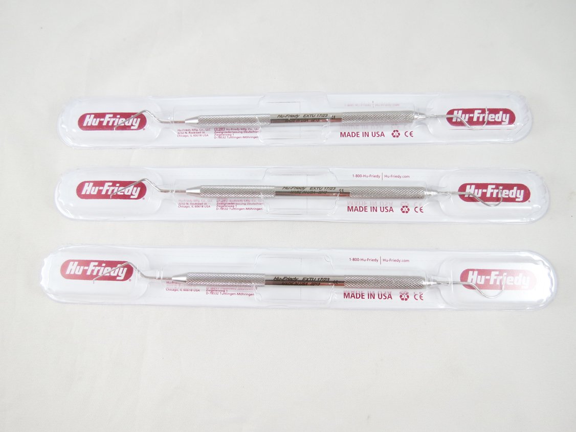 Amazon.com: Dental Explorer No17/23 EXTU17/23 Kit 3/Pcs HU FRIEDY