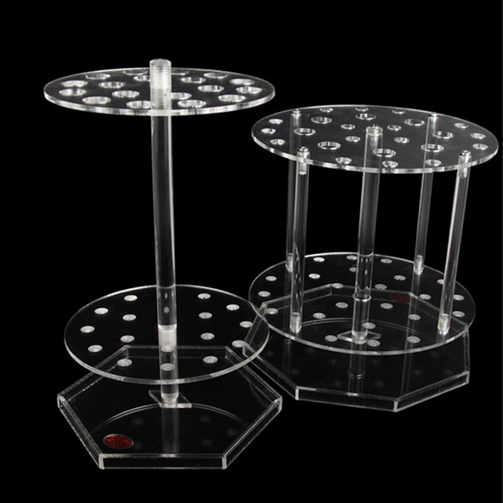Portaprovette multiuso Portaprovette trasparente Organizzatori pipette da centrifuga per laboratori e portacentrifuga per esperimenti scientifici