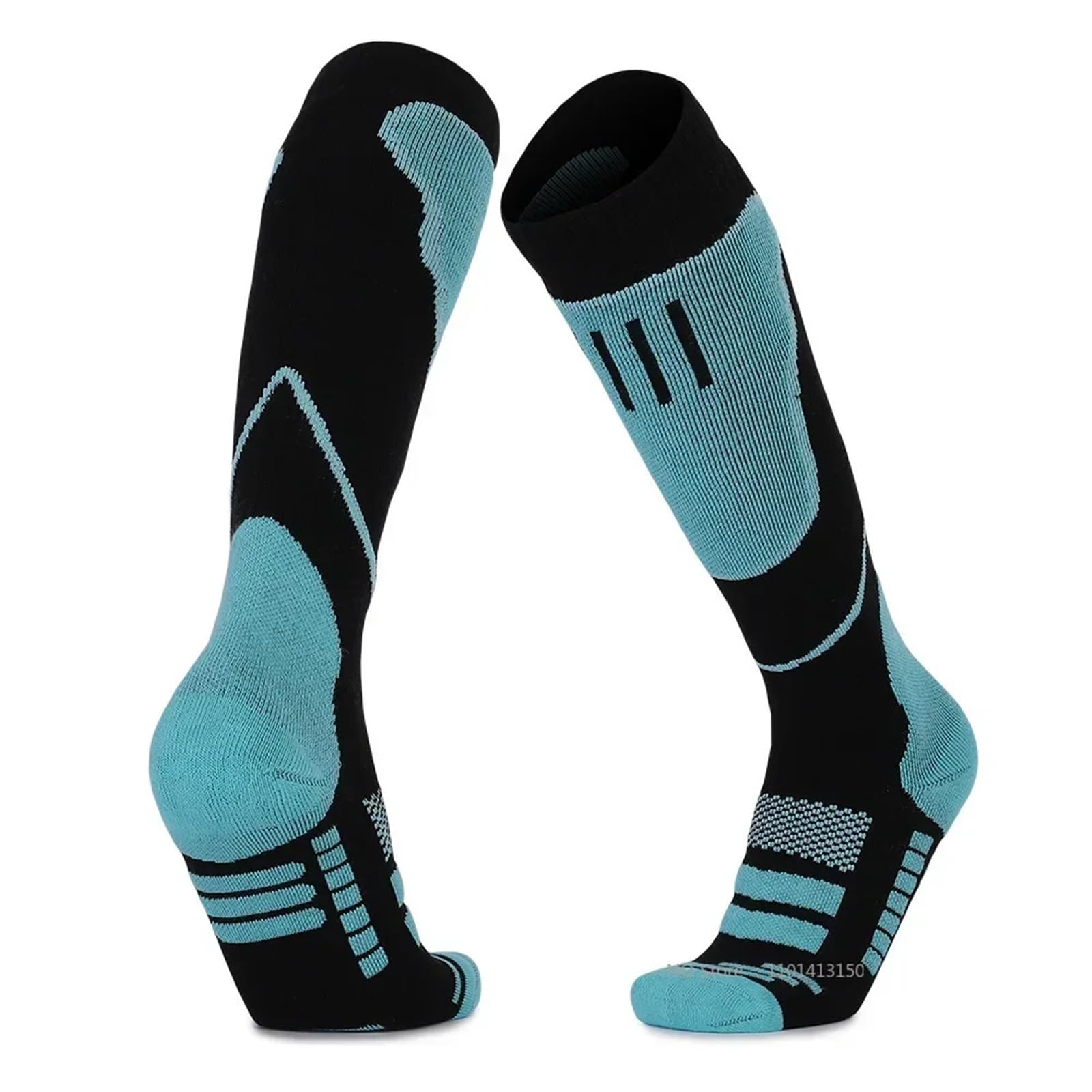 VFIDPSU Calze a Compressione da Uomo 2 Paia di Calzini Termici da Uomo e da Donna, Invernali, Lunghi e Caldi, a Compressione, for Sci, Escursionismo, Snowboard, Arrampicata, Calzini Sportivi(AS1)