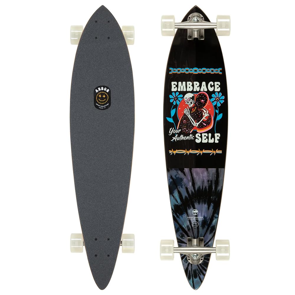 Amazon.com : Arbor Fish Artist x Boss Dog Longboard Complete