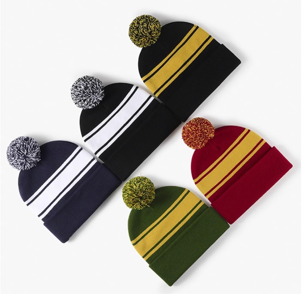 Wintermütze Für Kälte Beanie Wintermütze Mit Totenkopf-Strickmütze, Modische Strickmütze, Toque-Mütze Mütze Warme