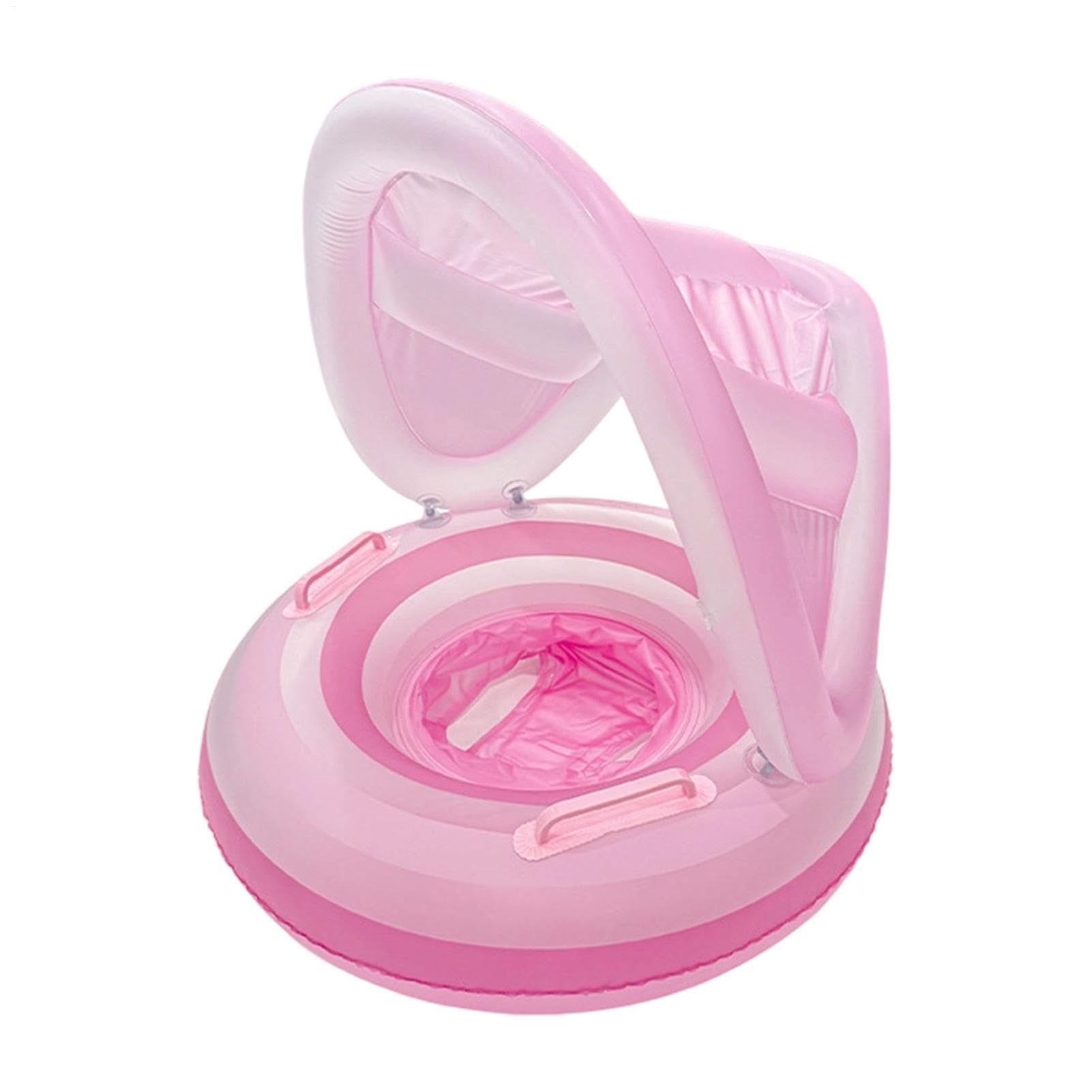 Kids Water Float with Canopy Portable Inflatable Waterproof