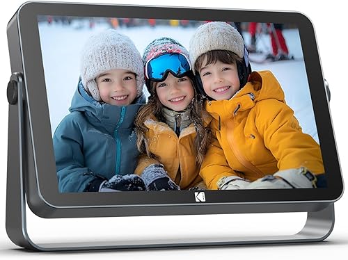 Vista 10 de KODAK Marco de fotos digital WiFi de 64 GB, marco de fotos digital inteligente electrónico de 10.1 pulgadas, pantalla táctil IPS de 1280 x 800 IPS
