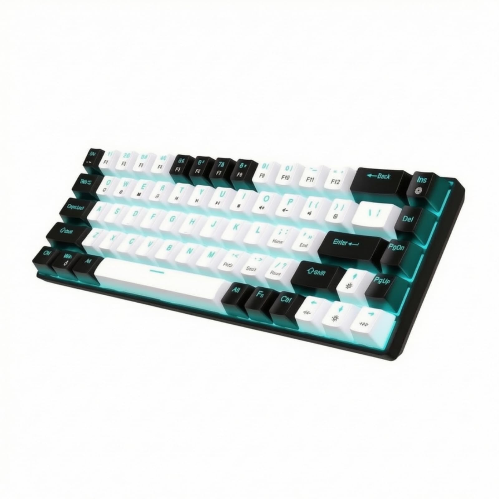 Tastiera Meccanica 68 Tasti Impermeabile, style to 1 | Compatta, Tastiera con Cavo Rimovibile, per Scrivania, Scrittori