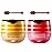 WFWJ 2 Pcs Lip Balm Honey Pot,Honey & Strawberry Lip Mask Propolis Moisturizing Lip Balm with Stick,Prevention Dry and Cracked Lip Scrubs,Exfoliator Lip Wrinkle Skin Care Products