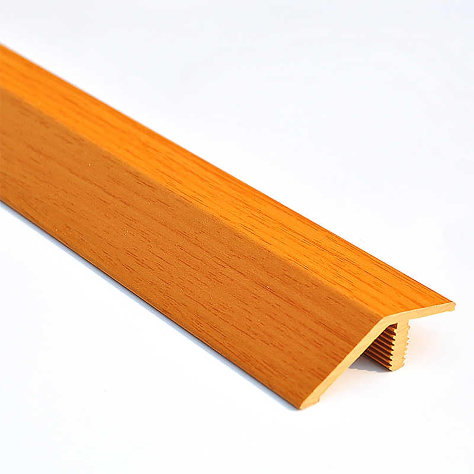 Perfil Transición Suelo Desnivel, Perfil PVC Moqueta, tira de umbral de transición, para Laminado, Moqueta, Parquet(Redwood,270cm(3x90cm))