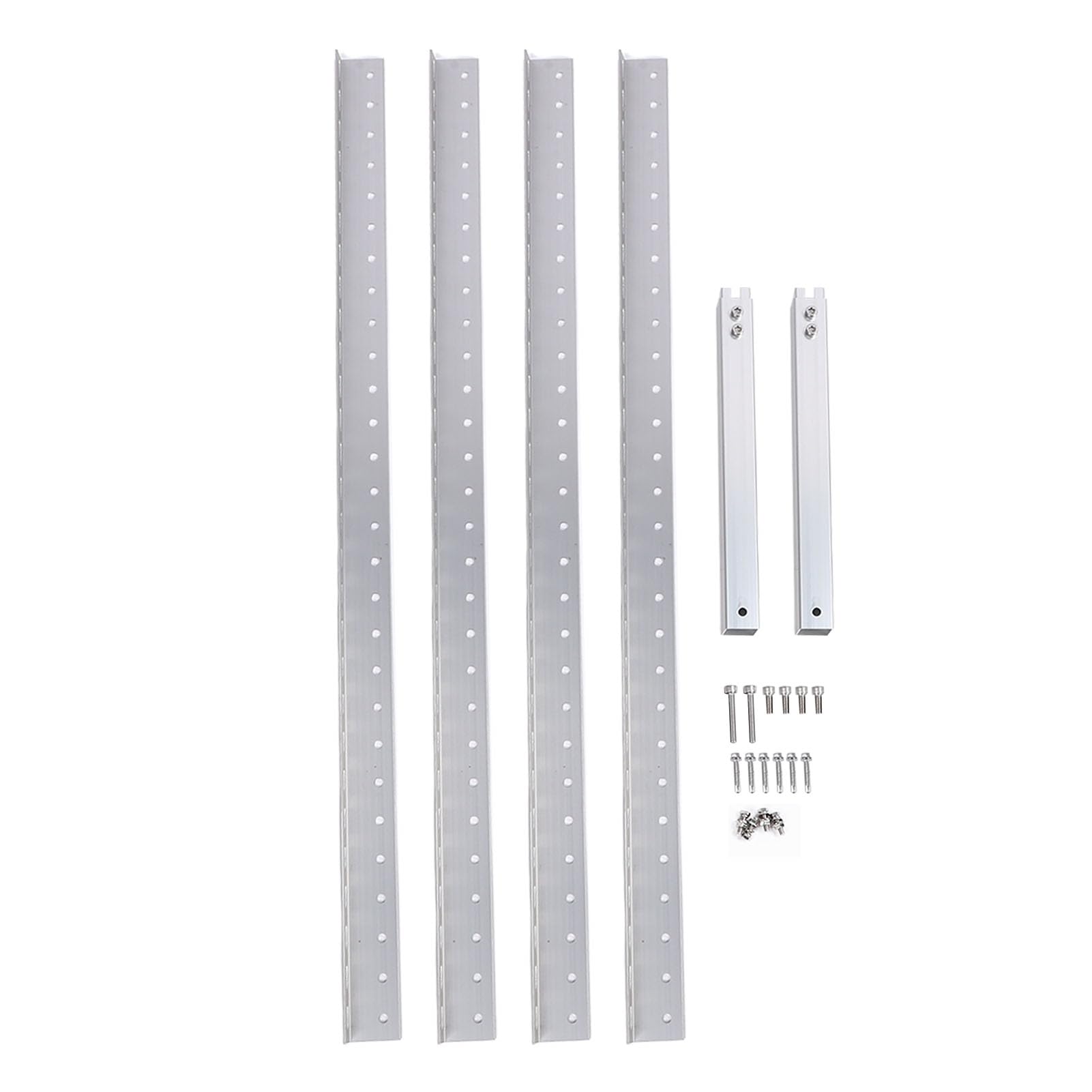Generic Uchwyt do Montażu Panelu Słonecznego z regulacją Nachylenia w Zakresie 15-30° Uchwyt Montażowy Panelu Słonecznego ze Stopu Aluminium o Wysokiej Wytrzymałości do Jachtu RV na Dachu 41 Cali