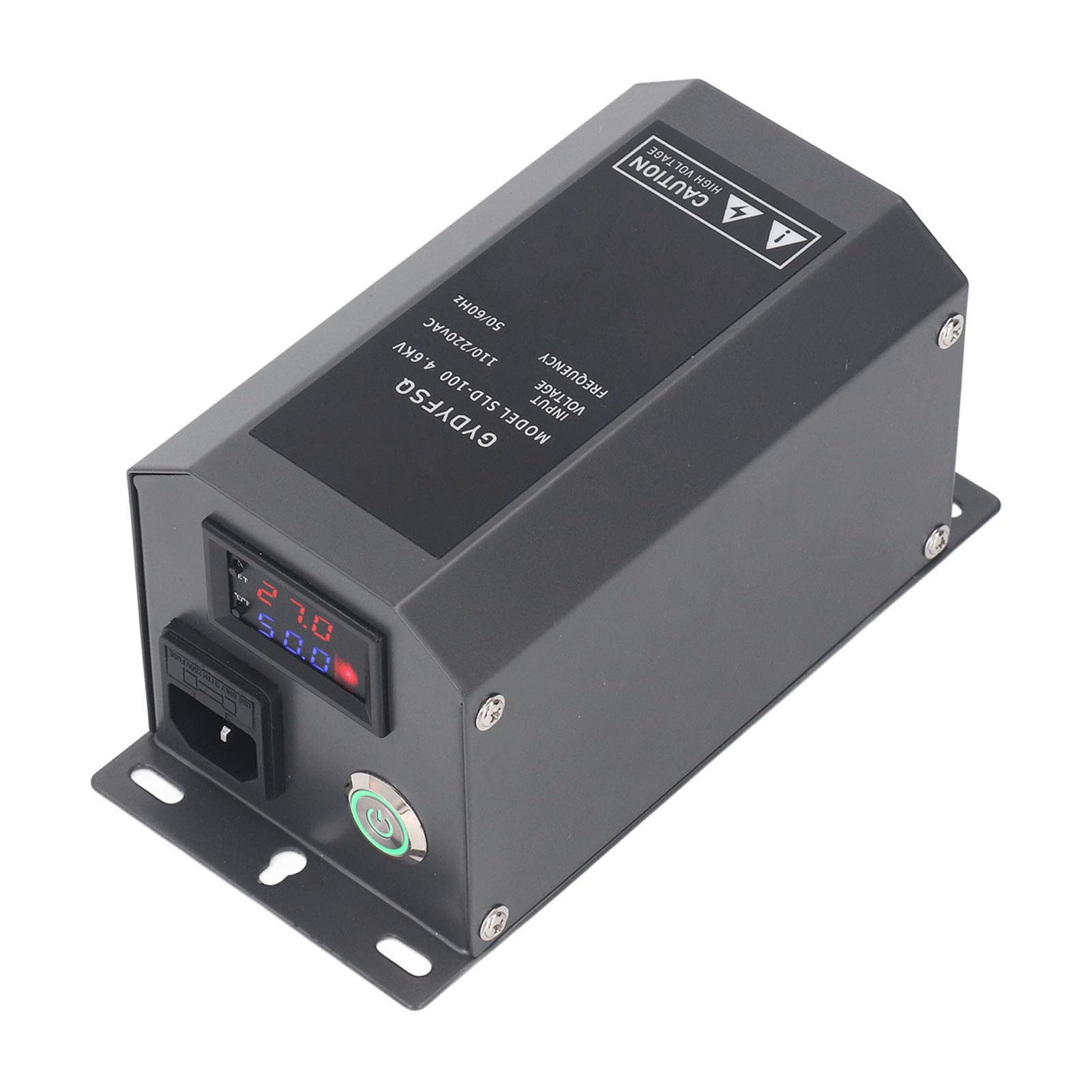 Pistola de Aire Antiestática, Ionizador Antiestático de 10 W con Fusible Incorporado y Fuente de Alimentación de Alto Voltaje de 4,6 KV, para Equipos de Pintura de (Enchufe europeo 220V)