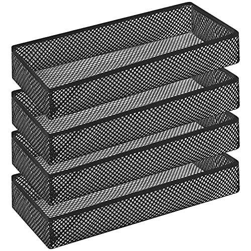 Floor Register Trap Cover-Screen for Home Air Vent Filters, Floor Register Net Trap for Home Air Vents Catch Debris or Little Valuable Items (4x10 Inch, 4 Pack)