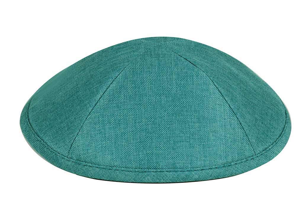 Zion Judaica Deluxe Linen Kippah Kids Yamakas Mens Ceremony Yarmulkes W/Clips