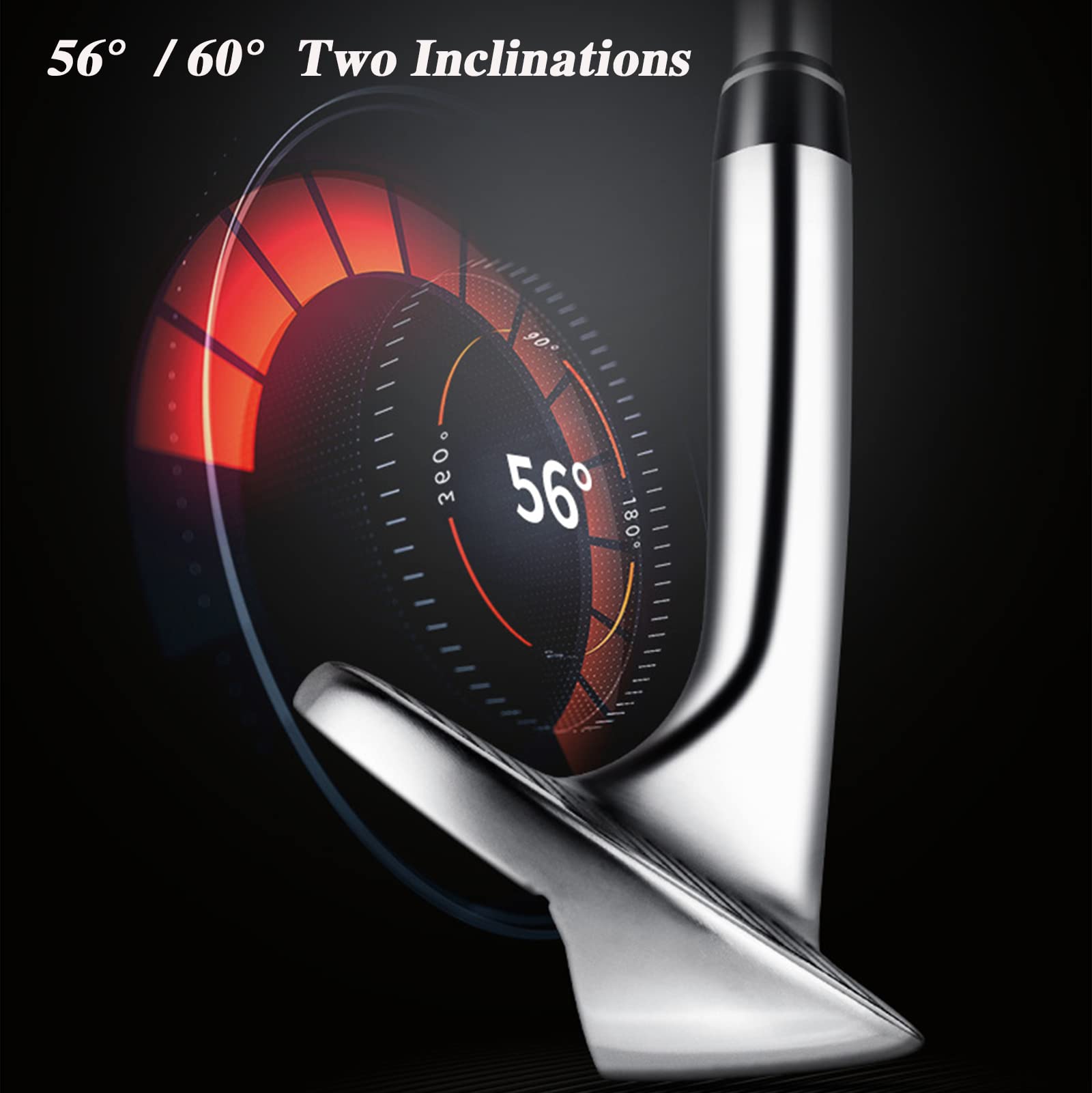 Golf Wedges, 56/60 Golf Sand Wedge, Golf Clubs Practice Chipping, Premium-Legierung, für Golfanfänger, Männer, Frauen, Golfschläger Wedges, rechte Hand