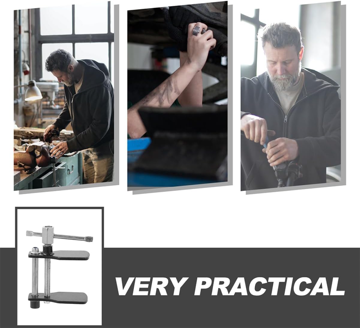 GLEAVI 2pcs Versatile Brake Piston Compressor Tool Caliper Compression Tool and Pad Spreader for Car