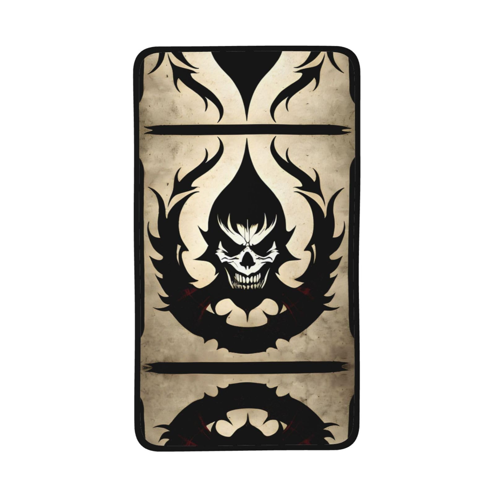 WBQLSL Devil Satan Patterned Sports Towel (16x28 inches) - Lightweight Quick-Drying Absorbent Towel, Suitable for Swimming, Fitness, Yoga, etc.