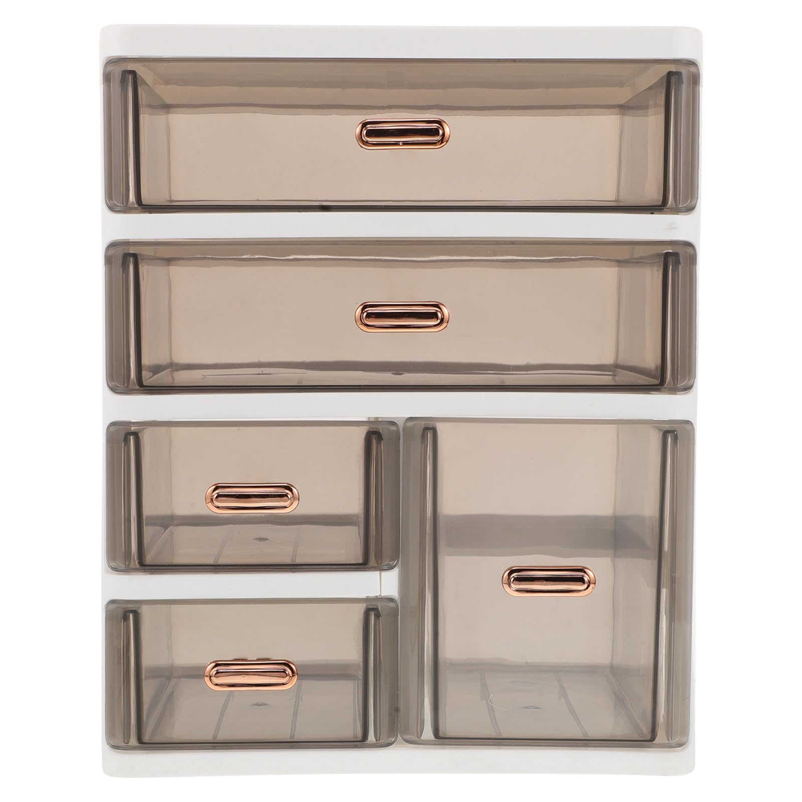 Generic Organizer da Scrivania per Cosmetici con Cassetti Trasparenti Multistrato, Scatola di Immagazzinaggio in Plastica Robusta, Unità di Archiviazione per Toeletta e Bagno, Spazio