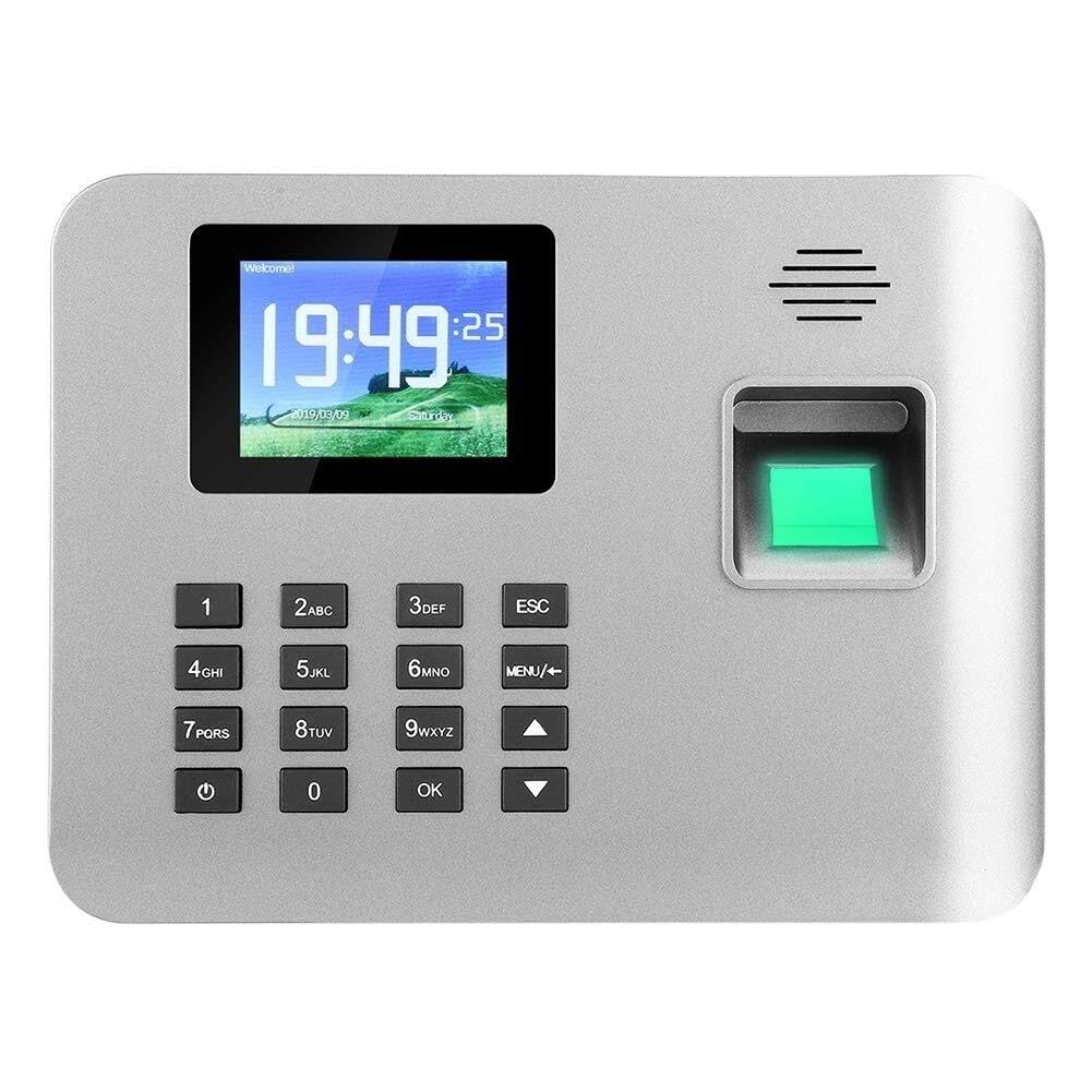Attendance Machine Fingerprint Time Clock, 2.8-inch TFT Screen, Offline, 3000 Fingerprint Capacity, U-Disk Function, Voice Tips, AL321