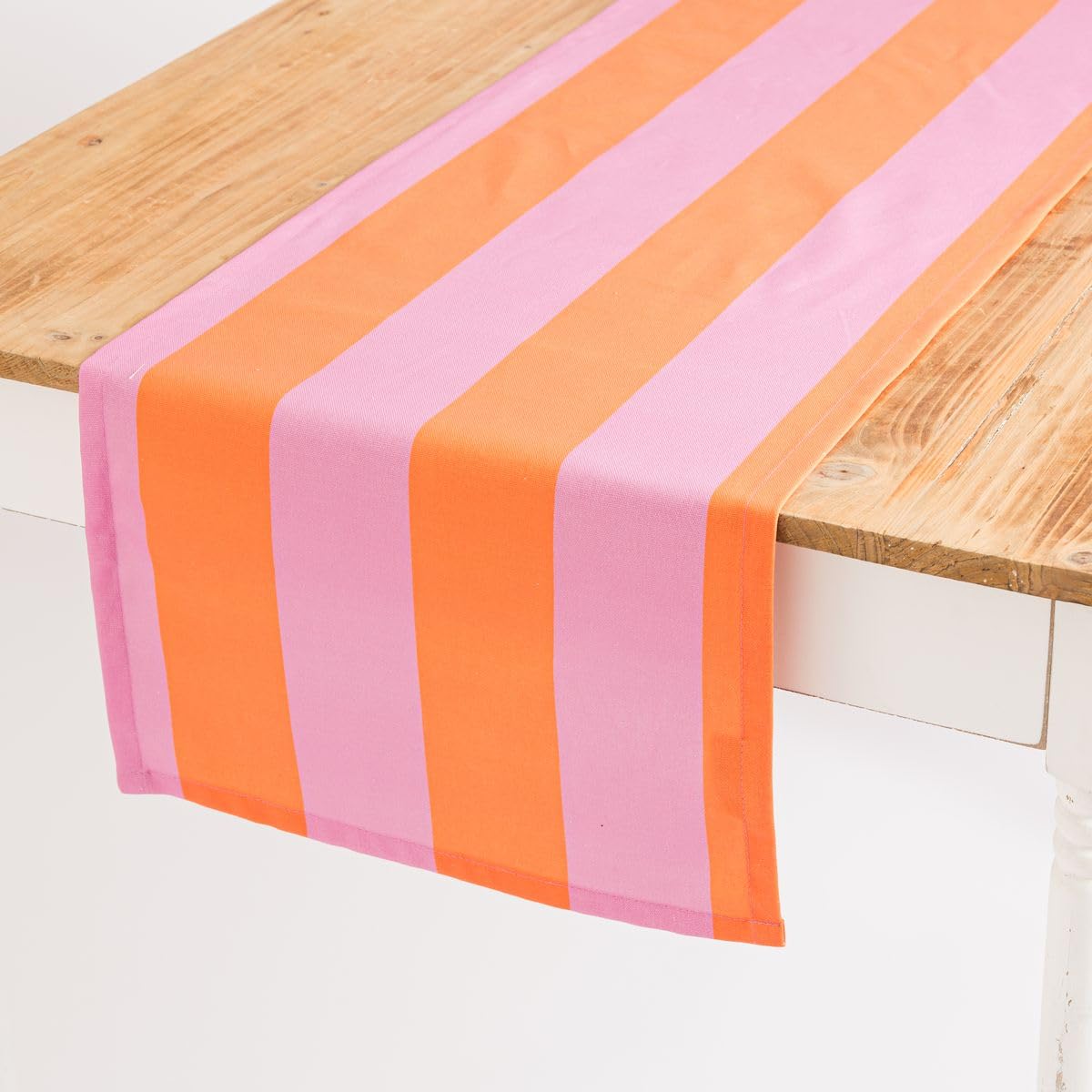 Chemin de table en pur coton haut de gamme aux finitions soignées