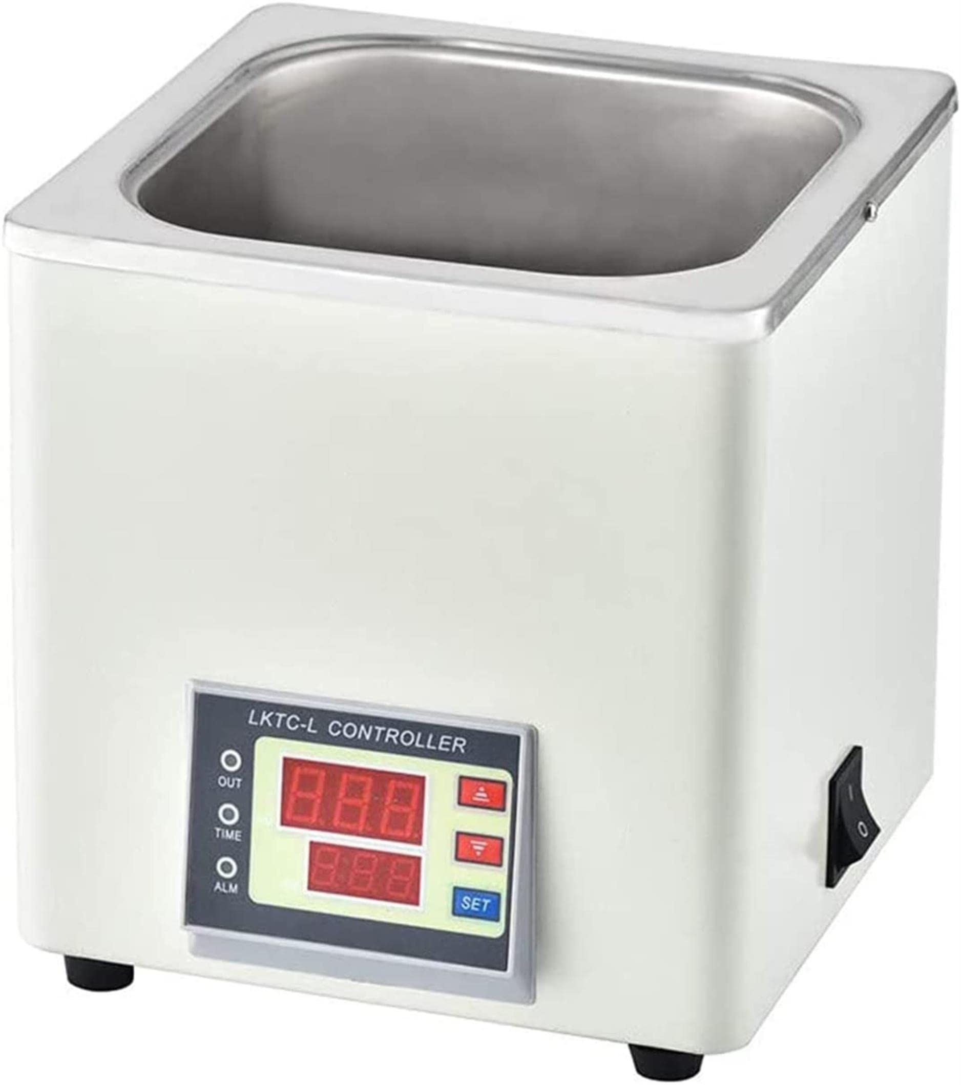 Baño María de Laboratorio Digital, baño María termostático con Aberturas seleccionables, Acero Inoxidable 304 resolución 0,1 ℃ Baño María eléctrico con Temperatura Constante