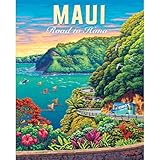 Boardwalk Puzzles Maui Road to Hana, 500 Piece Jigsaw Puzzle for Adults, Made in USA