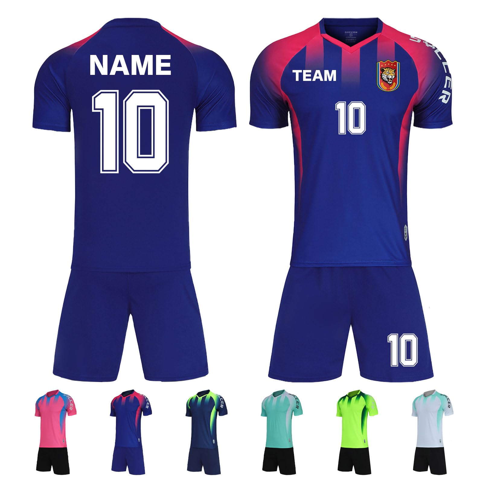 ORYG Custom Soccer Jerseys for Boys Girls Personalized Soccer Team Uniforms for Women Men with Name Number Logo Team Name