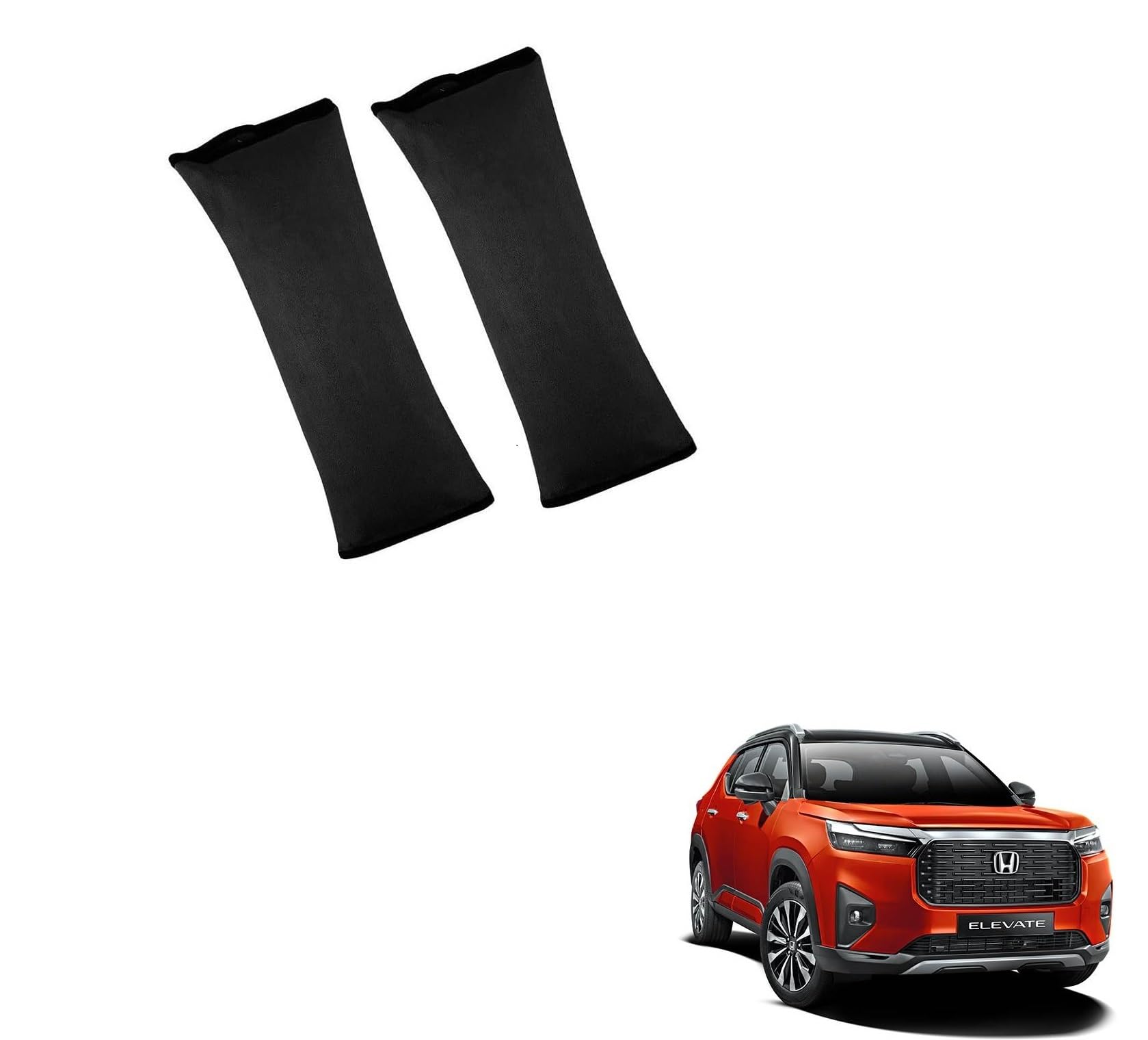 Auto Addict Seat Belt Cushion Black(Pack of 2) for Elevate-image-35