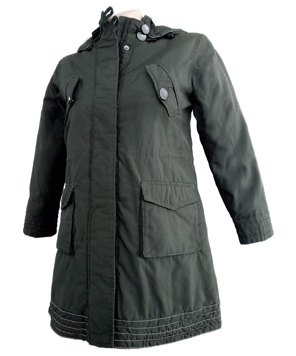Geox Mädchen Jacke Mantel Atmungsaktiv Parka olivgrün Winterjacke