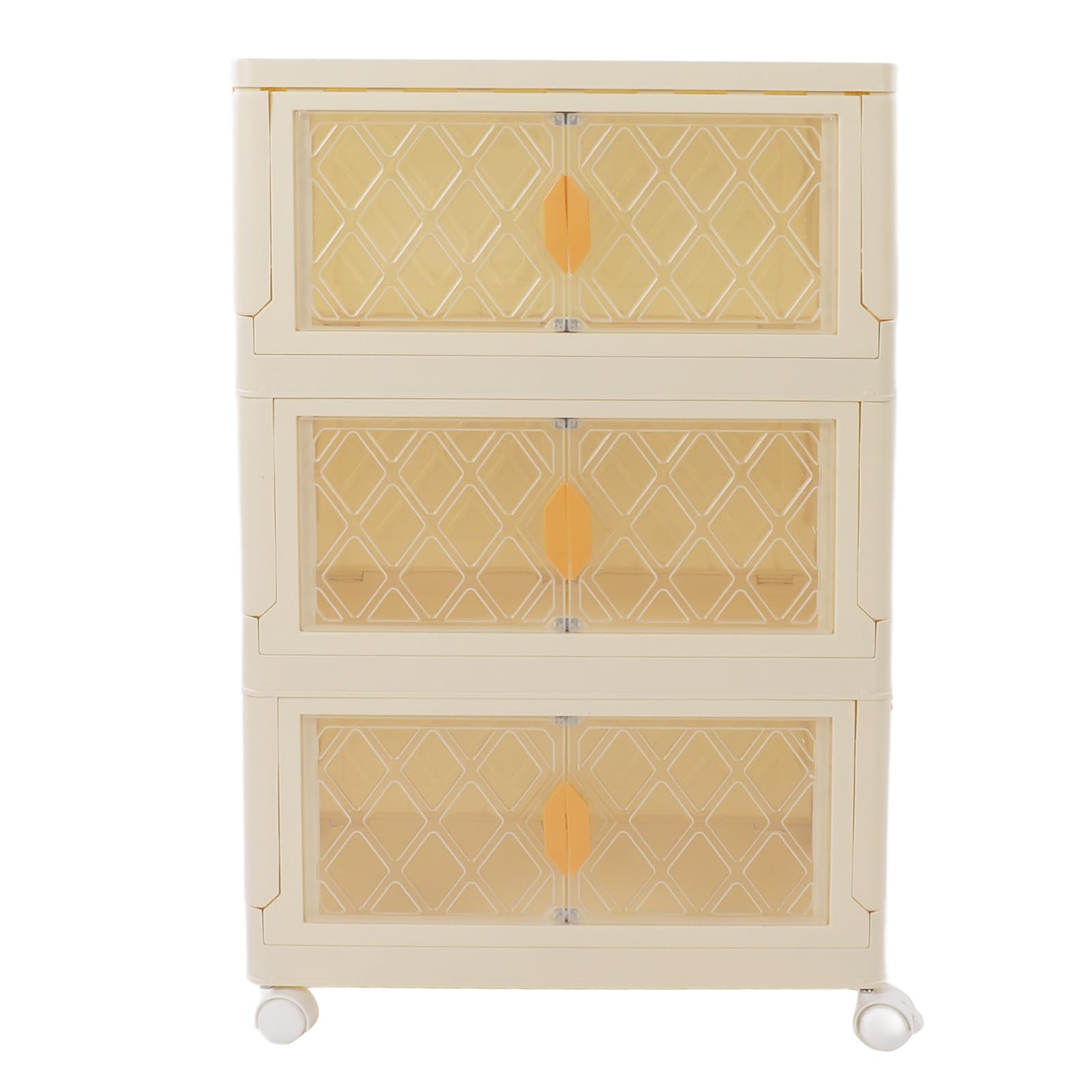 Bacs de rangement pliables Pilipane plastique avec couvercles pour organisation maison