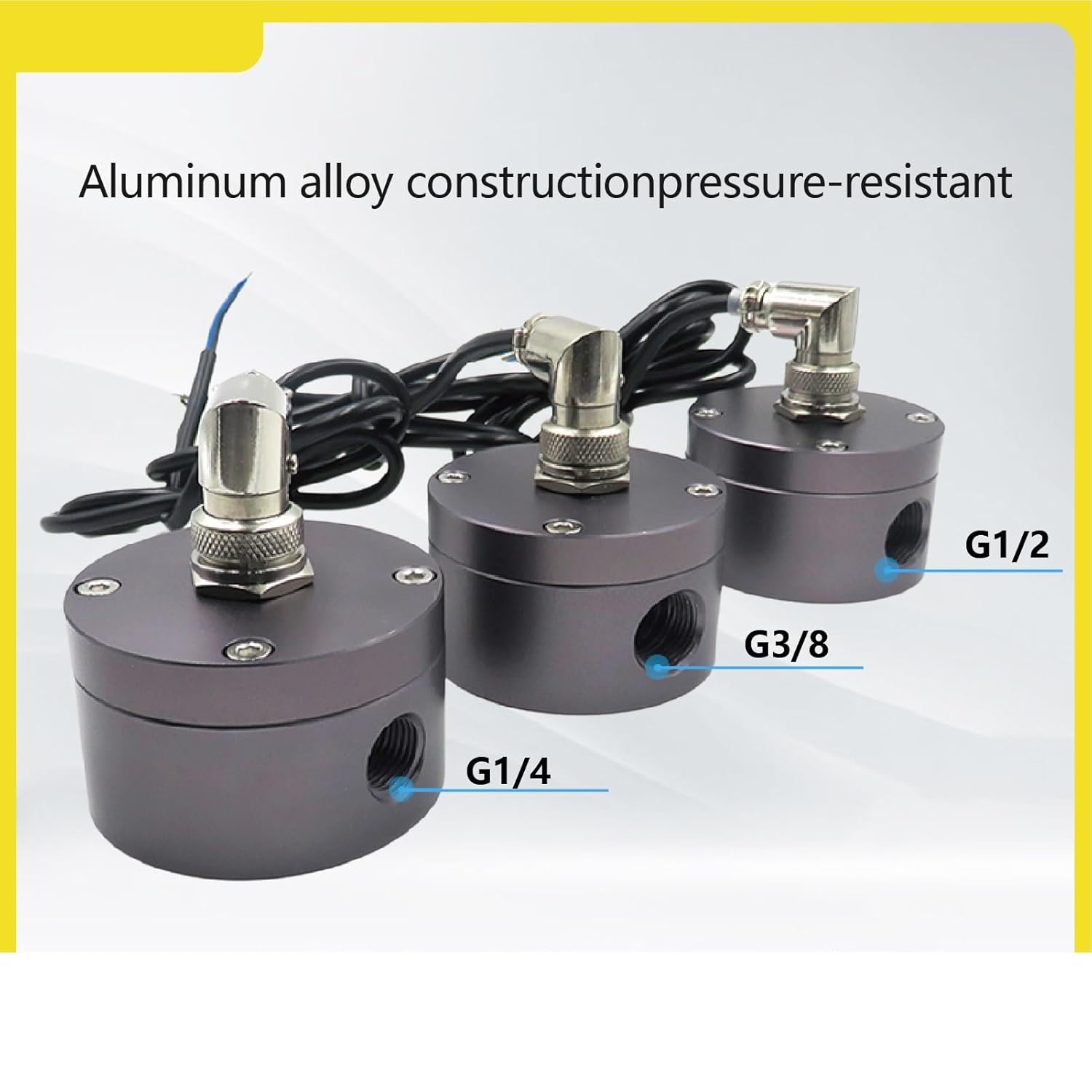 1pcs Gear Flowmeter Oval Gear Flow Meter Oil Diesel Fuel Hydraulic Lubrication Effect Sensor G1/4 G3/8 G1/2 Aluminum(G1-4)