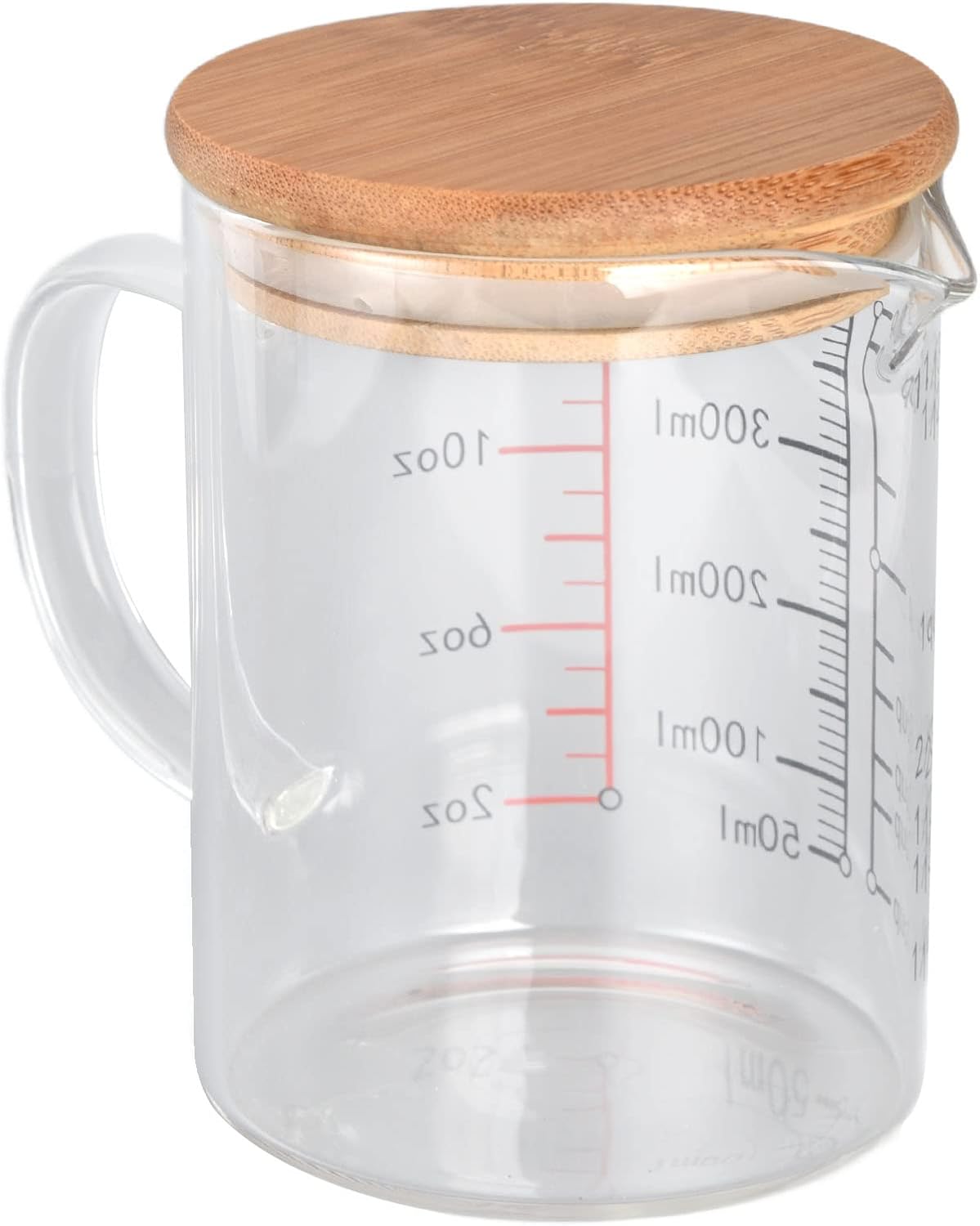 Glass Measuring Cup, Borosilicate Glass Coffee Cups V Shaped Nozzle Various Sizes for Coffee Shop for Kitchen for Home (Color : #2) (#1)