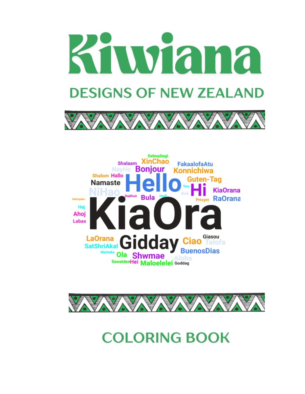 Kiwiana Colouring Book: New Zealand Designs