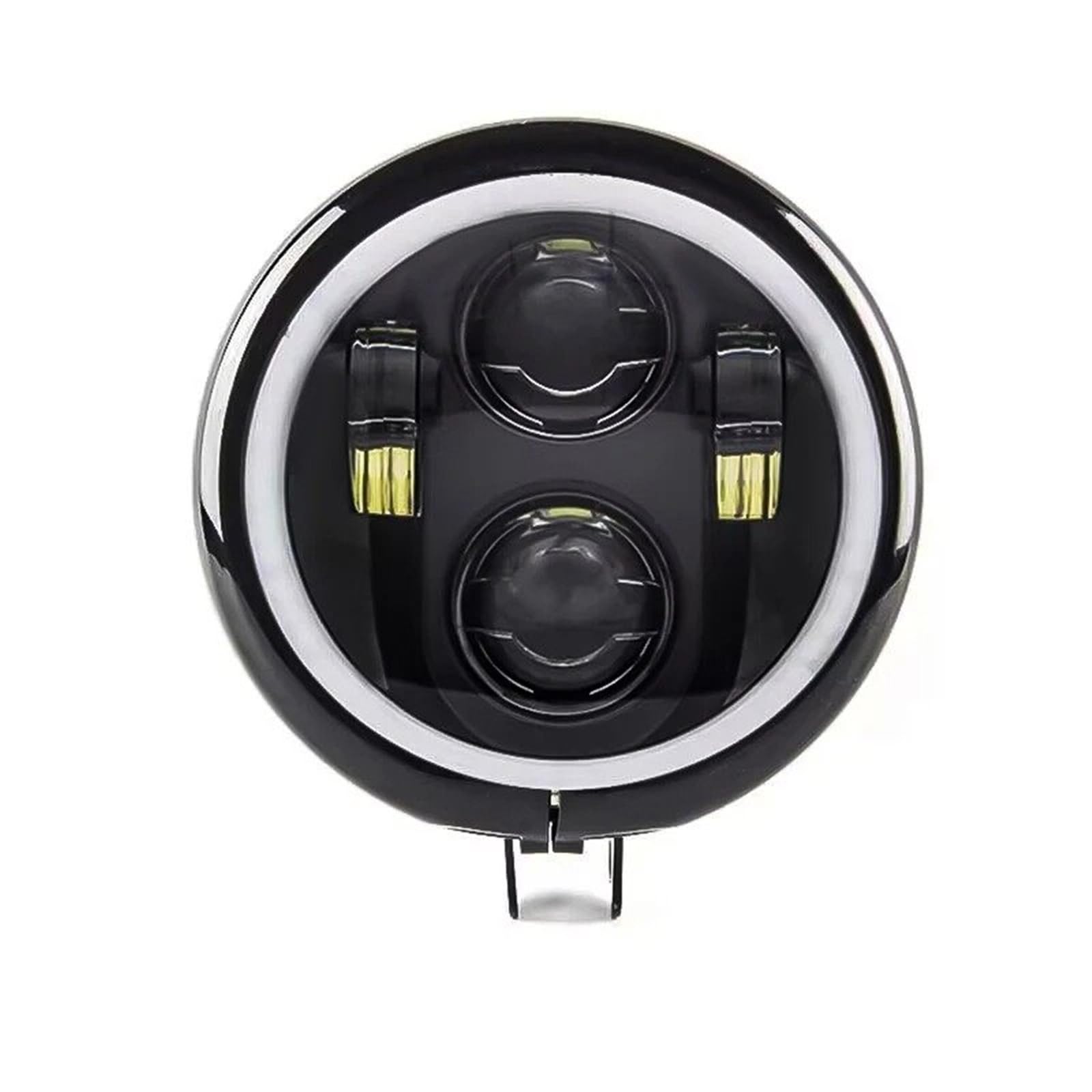 Moto Fari Stradali Spot Light Beam Per Sportster XL1200 XL883 FXD Kit Faro A LED Da 5,75 Pollici E Alloggiamento