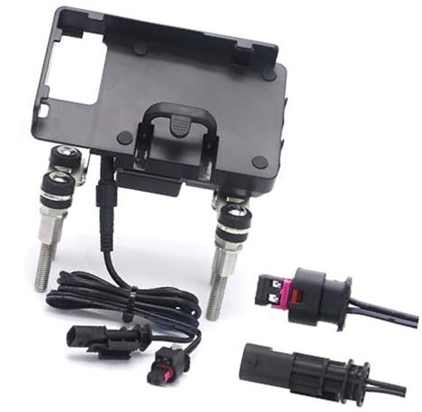 Supporto for telefono GPS Moto, for BMW, for F750GS, for F800GS, for F700GS, for R1200R Supporto for navigazione for telefono cellulare da manubrio da 12 mm, ricarica USB for telefono Supporto