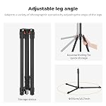 K&F CONCEPT 6.56ft/2M Light Stand for Photography Studio, Adjustable Aluminum Camera Tripod Stand with 1/4" Screw, Reversible Portable Studio Lighting Tripod for Strobe Light/Camera/Softbox with Bag
