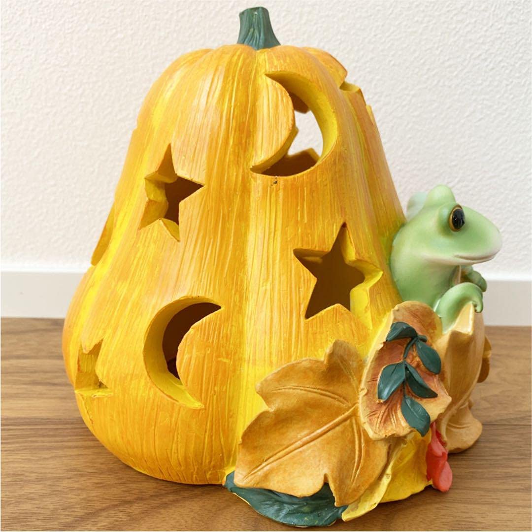 Amazon.co.jp: コポー ハロウィン かぼちゃ ランプシェード カエル