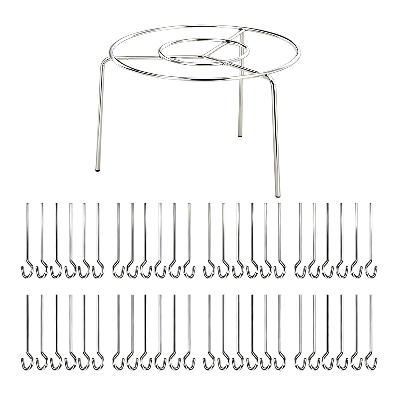 APGLSXY Stainless Steel Air Fryers Oven Rack for Meat Vegetables Chicken Metal Kabob Skewers Barbecue Accessories Oven Roasting Rack