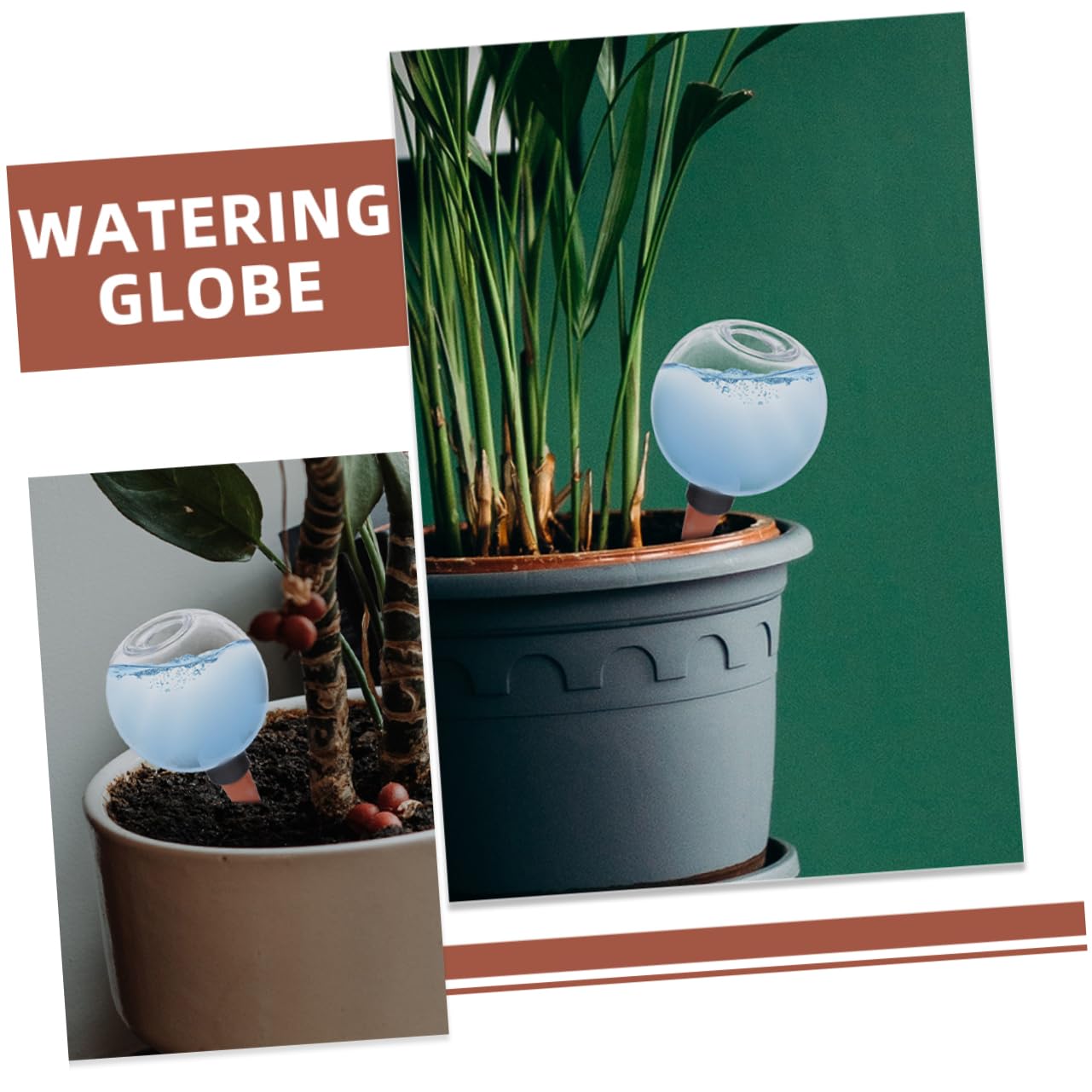 ibasenice 4 Ensembles Dispositif D'arrosage Automatique Arrosage À Globe D'arrosage Globes D'arrosage Arrosage des Plantes Mis en Pot Arrosage du Jardin Pcv 2 Pièces * 4