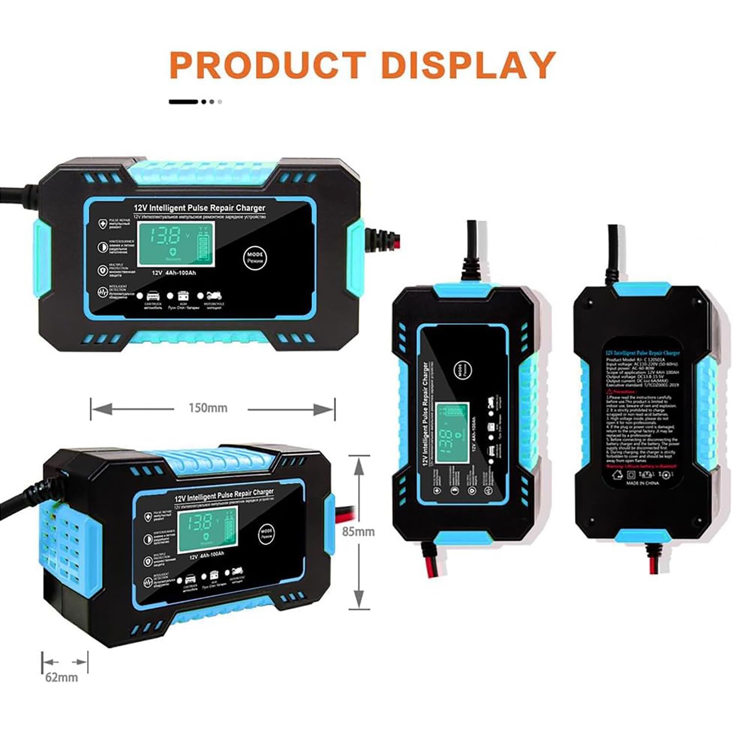 Chargeur Batterie Voitures pour Peugeot V Clic 2007-2013