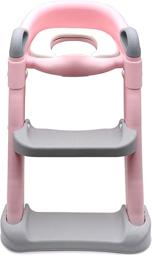 Vista 80 de HTTMT - Escalones infantiles con asiento de bebé para baño, ET-BABY001/002 Verde