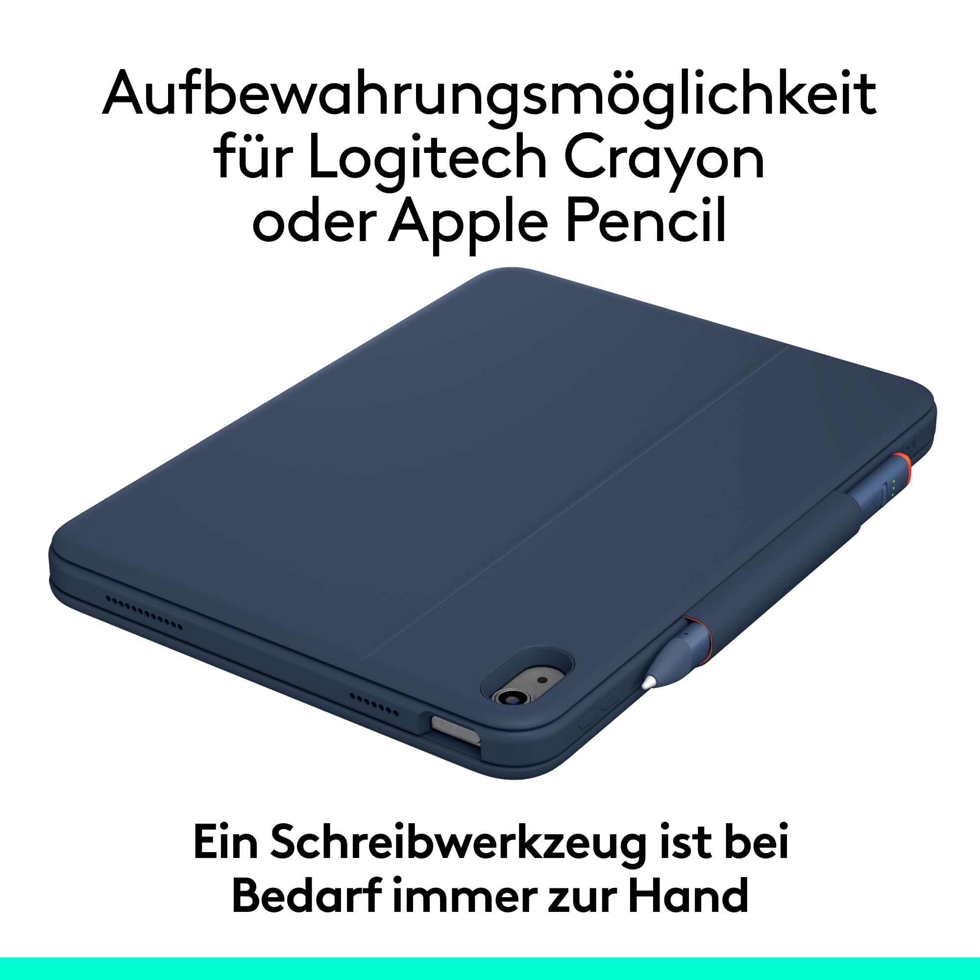 logi RUGGED COMBO 4 ダークブルー Logitech Rugged Combo 4, etui do iPada (10. generacji i A16