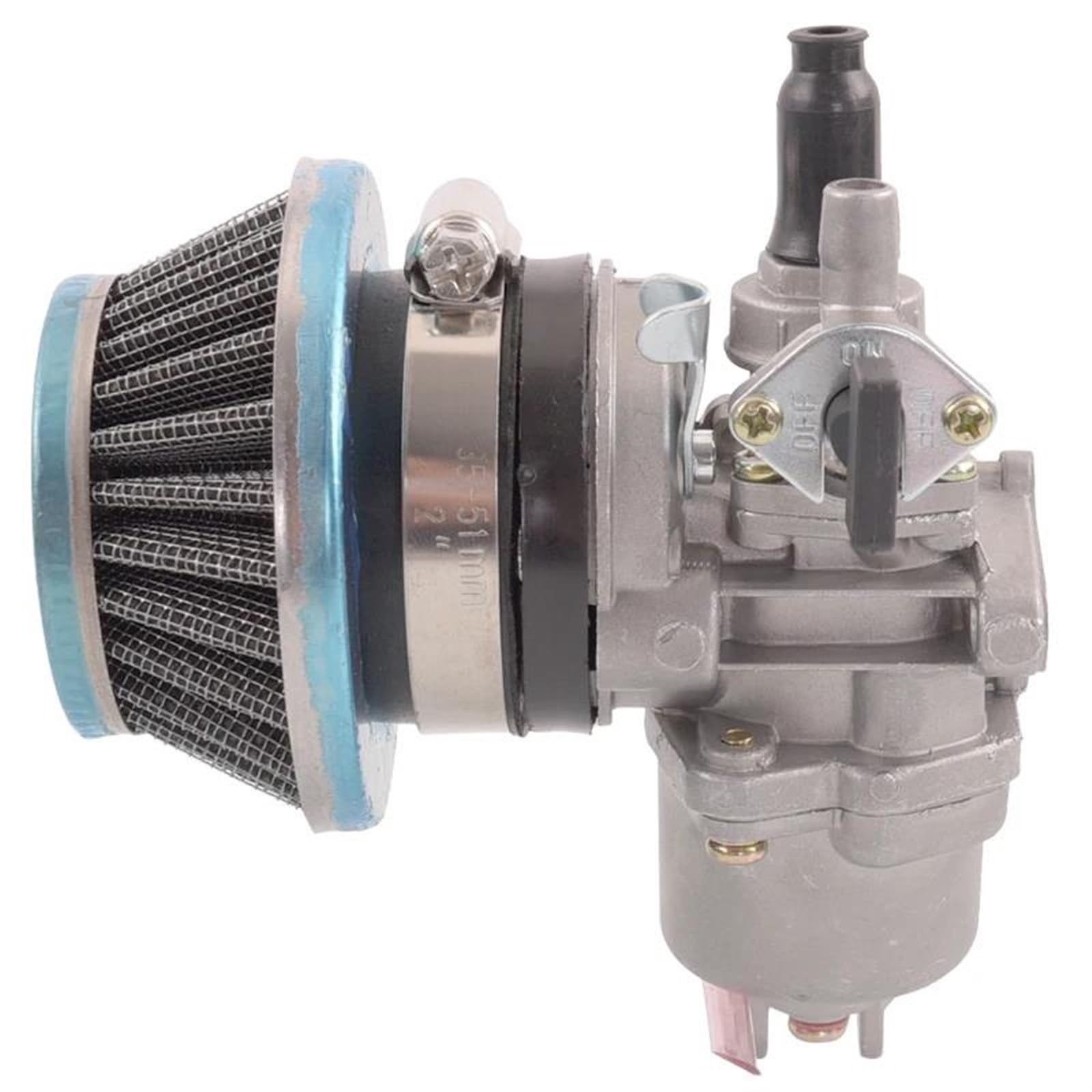 Carburador 38mm 13mm/Filtro De Aire 42mm para 47cc 49cc 50cc 2 Tiempos Mini Bicicleta De Bolsillo ATV Pieza De Motocicleta