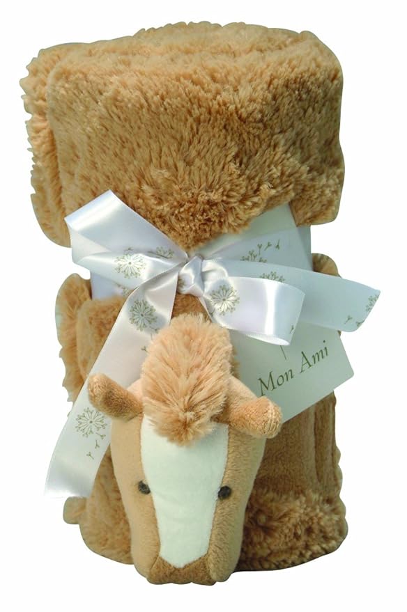 Pickles Mon Ami Stroller Blanket, Harrison Horse Baby