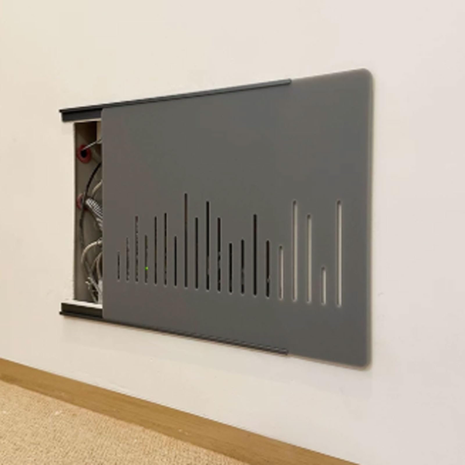 Prévention de la poussière pour armoire technique avec ce cache compteur