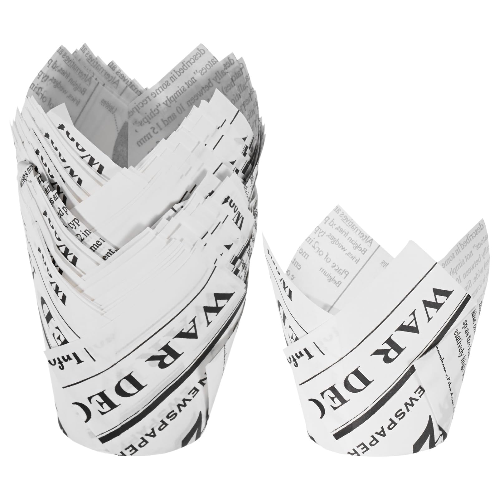 Caissettes cupcakes en papier sulfurisé résistant et élégant x50