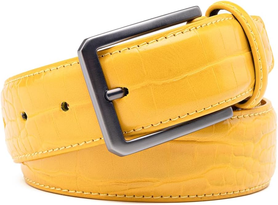 Fabio Valenti Belts for Men,Handmade Genuine Leather Men's Belt Classic and Fashion Designs - Image 2